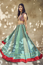 Load image into Gallery viewer, Kavi Lehenga - Sage - The Grand Trunk