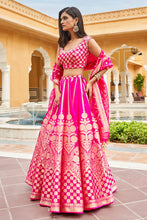 Load image into Gallery viewer, Zaina Lehenga Set - Hot Pink - The Grand Trunk