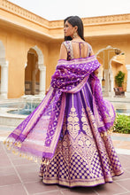 Load image into Gallery viewer, Zaina Lehenga Set - Purple - The Grand Trunk