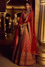 Load image into Gallery viewer, SANADARA LEHENGA - RED - The Grand Trunk