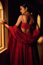 Load image into Gallery viewer, Aadhya Lehenga - Red - The Grand Trunk