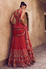 Load image into Gallery viewer, Chirasvi Lehenga - Red - The Grand Trunk