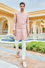 Load image into Gallery viewer, Faiyaz Sherwani - Pink - The Grand Trunk