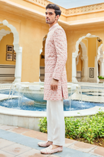 Load image into Gallery viewer, Faiyaz Sherwani - Pink - The Grand Trunk