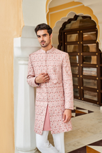 Load image into Gallery viewer, Faiyaz Sherwani - Pink - The Grand Trunk