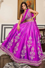 Load image into Gallery viewer, AADAB LEHENGA SET - VIVID VIOLET - The Grand Trunk