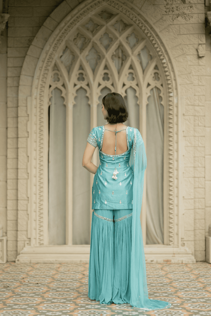 Esha Koul Sharara set - The Grand Trunk