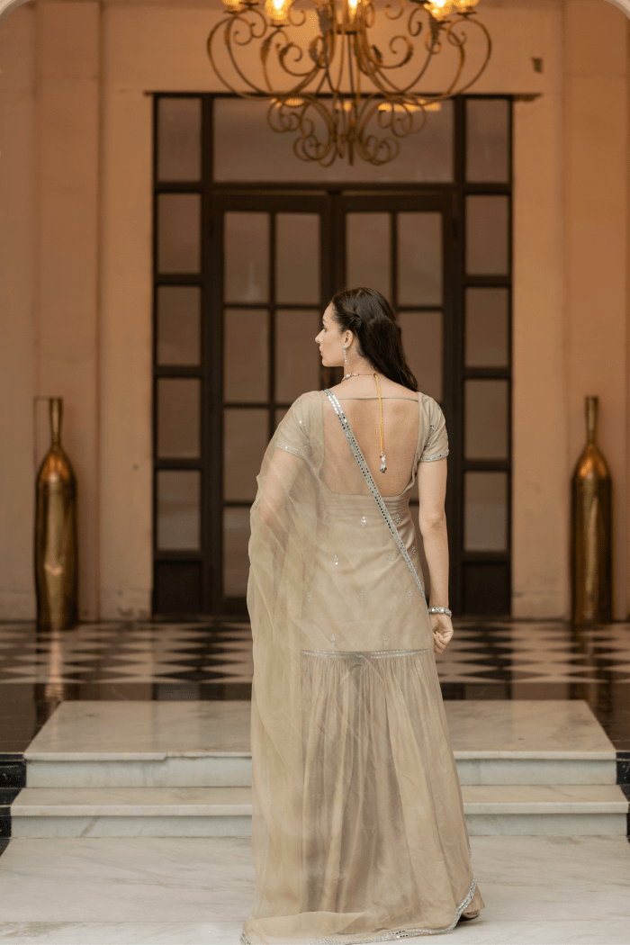 Esha Koul Sharara set - The Grand Trunk