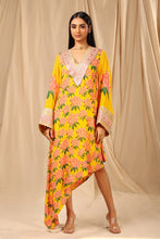Load image into Gallery viewer, Sunshine Yellow Candy Swirl Kaftan - The Grand Trunk