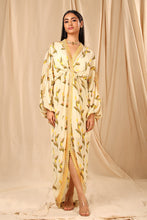 Load image into Gallery viewer, Ivory Floral Fantasy Kaftan - The Grand Trunk