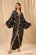 Load image into Gallery viewer, Black Coco Kaftan - The Grand Trunk