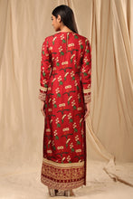 Load image into Gallery viewer, Red Spring Blossom Kurta - The Grand Trunk