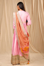 Load image into Gallery viewer, Pink Wallflower Anarkali Set - The Grand Trunk