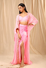 Load image into Gallery viewer, Pink Sorbet Cape Set - The Grand Trunk