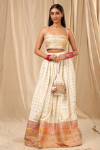 Load image into Gallery viewer, Ivory Oasis Lehenga Set - The Grand Trunk