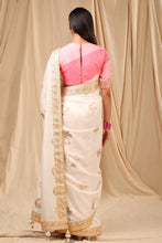 Load image into Gallery viewer, Ivory Vintage Fiona Saree - The Grand Trunk