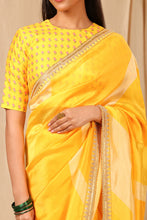 Load image into Gallery viewer, Mango Sorbet Saree - The Grand Trunk