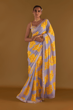Load image into Gallery viewer, Lilac Sunshine Mimosas Saree - The Grand Trunk