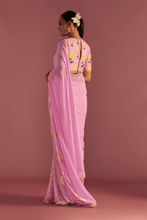 Load image into Gallery viewer, Blush Springbud Saree - The Grand Trunk