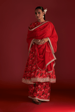 Load image into Gallery viewer, Red Rain Lily Culotte Set - The Grand Trunk