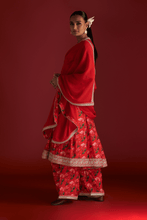 Load image into Gallery viewer, Red Rain Lily Culotte Set - The Grand Trunk