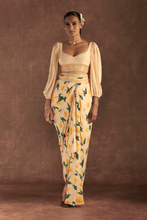 Load image into Gallery viewer, Vanilla Poppy Petal Drape Skirt Set - The Grand Trunk