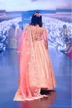 Load image into Gallery viewer, Nissa orange lehnga set - The Grand Trunk