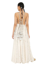 Load image into Gallery viewer, Payal Singhal Georgette Choli With Mukaish Silkmul Sharara - The Grand Trunk