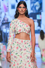 Load image into Gallery viewer, Stone georgette embroidered top &amp; skirt. - The Grand Trunk