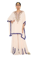 Load image into Gallery viewer, Payal Singhal Short Kaftan With Dot Mukaish Sharara - The Grand Trunk