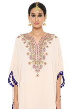 Load image into Gallery viewer, Payal Singhal Short Kaftan With Dot Mukaish Sharara - The Grand Trunk