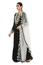 Load image into Gallery viewer, Payal Singhal  Mukaish Short Kurta With Frill Palazzo And Mukaish Dupatta - The Grand Trunk