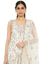 Load image into Gallery viewer, Payal Singhal  Embroidered Kurta With Sharara And Net Dupatta - The Grand Trunk