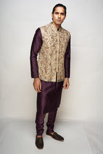 Load image into Gallery viewer, Payal Singhal Embroidered Bandi with Kurta and Churidar - The Grand Trunk