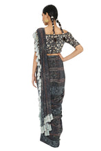 Load image into Gallery viewer, Payal Singhal  Printed Embroidered Choli With Pre-Stitched Saree - The Grand Trunk