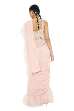 Load image into Gallery viewer, Payal Singhal embroidered Choli With Pre-Stitched Saree - The Grand Trunk
