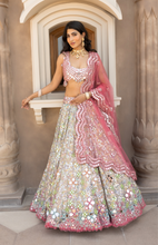 Load image into Gallery viewer, Abhinav Mishra multicolour sequence lehenga - The Grand Trunk