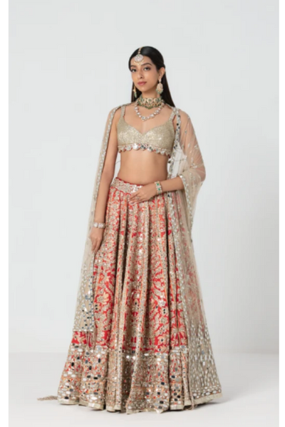 Abhinav Mishra Savitri lehenga set - The Grand Trunk