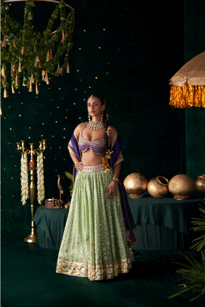 Shankh Lehenga Set