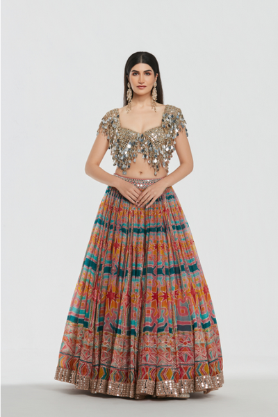 Abhinav Mishra Ruhrang lehenga - The Grand Trunk