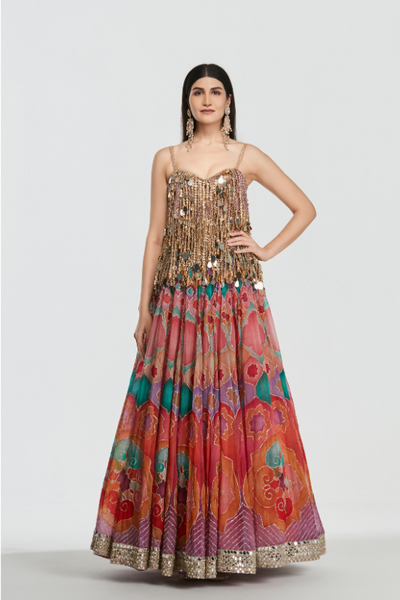 Abhinav Mishra Gulraani Lehenga - The Grand Trunk