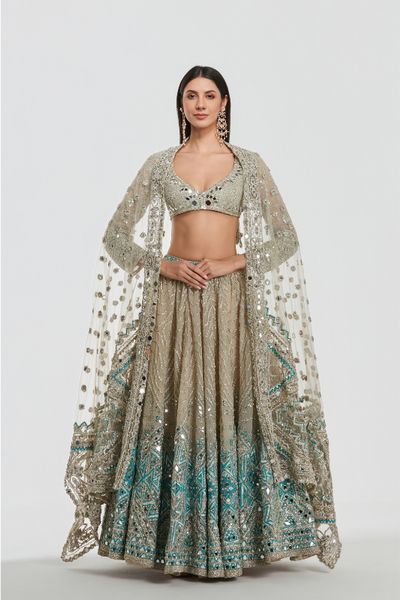 Abhinav Mishra Hana Lehenga Set - The Grand Trunk