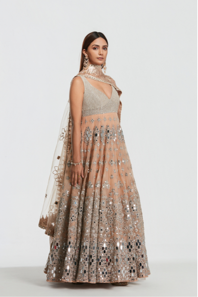 Abhinav Mishra Dilnoor Anarkali Set - The Grand Trunk