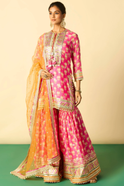 Gopi Vaid Aarzoo Sharara Set