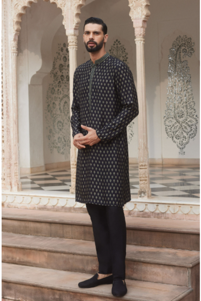 Anita Dongre Samer Kurta - Black