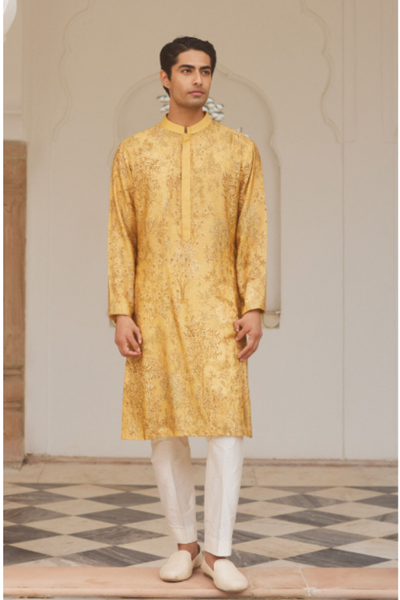 Anita Dongre Udyat Kurta - Mustard
