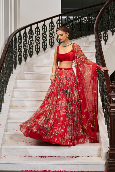 Mahima Mahajan Saya lehenga set