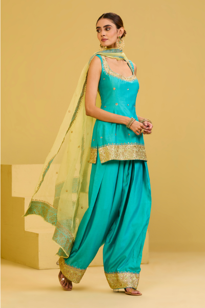 Esja Koul Sky blue salwar set