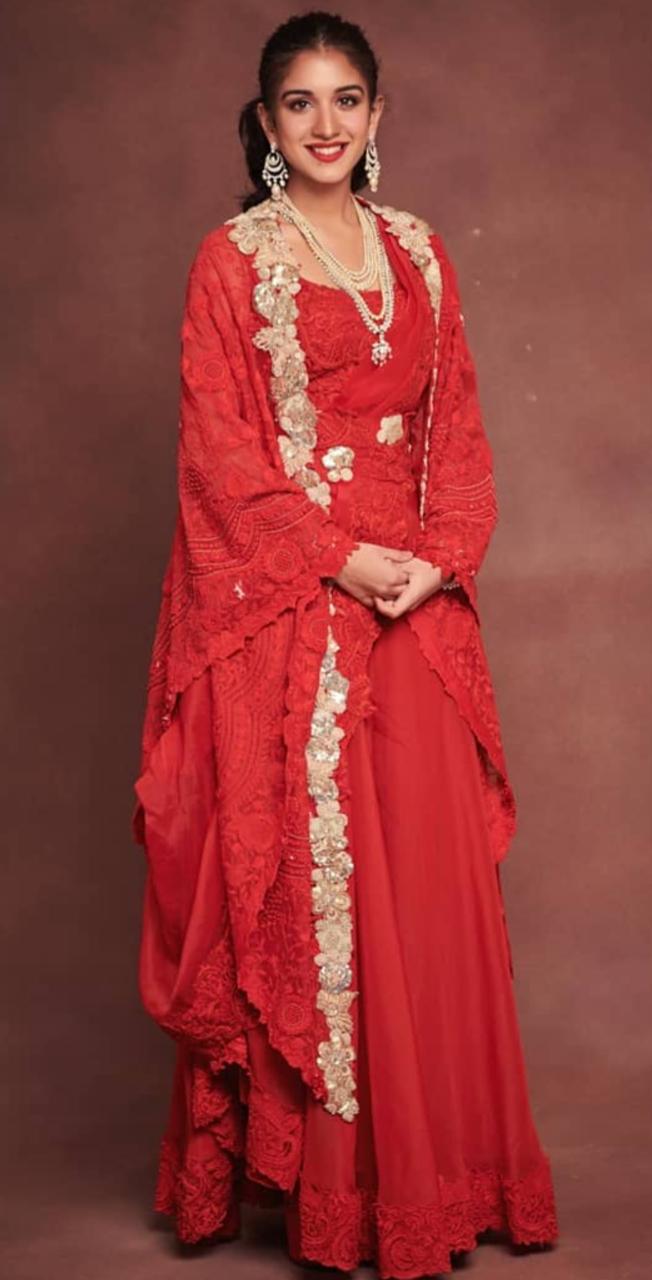 Radhika Merchant in Anamika Khanna Pret wear - The Grand Trunk
