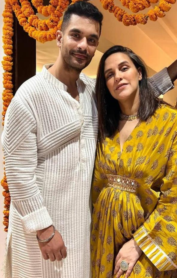 Angad Bedi in Anamika Khanna men's kurta - The Grand Trunk